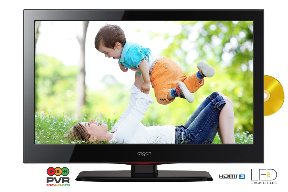 24 ZOLL LED TV mit DVD & DVB-T / 2 x HDMI / USB / FULL HD / E-Klass. A /PC (VGA)