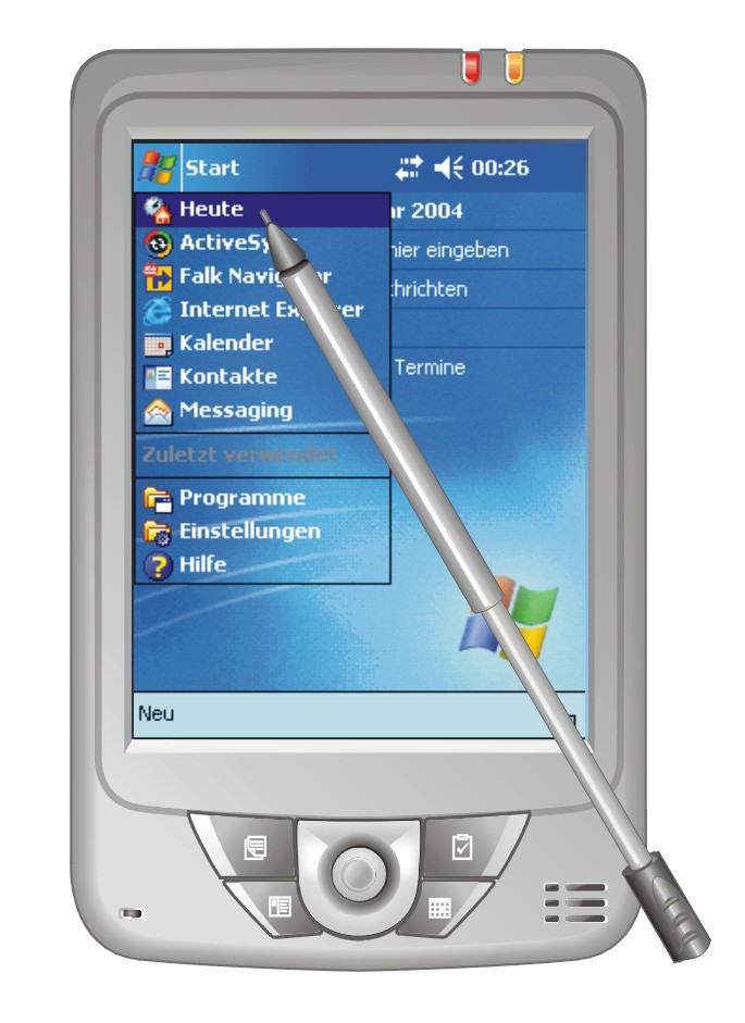 Pocket PC mit Europa Navigation & TMC